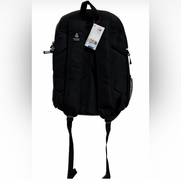 REAL MADRID Multi-Use Backpack! BRAND NEW! NWT 5 Zipper Compartments Sports Bag! - Picture 5 of 5